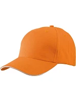 Daiber MB 6526 5 panelová sandwich kšiltovka 03.6526 orange/white Daiber MB 6526 5 panelová sandwich kšiltovka 03.6526 orange/white