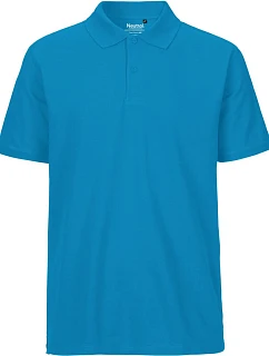O Pánské piqué polo z bio bavlny sapphire model 22503774 - Neutral
