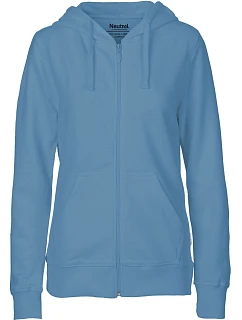 Neutral O 83301 Dámská mikina s kapucí z bio bavlny 77.8331 dusty indigo
