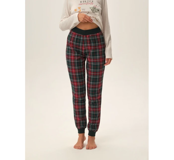 Dámské pyžamo Florencia 41902-80X Béžová - Henderson Ladies