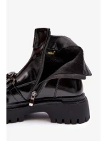 Dámské kotníkové boty na vysokém podpatku D&A Black Dámské kotníkové boty na vysokém podpatku D&A Black