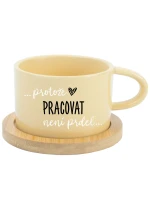 Hrníček makronka - Protože [doplň si sám] není prdel