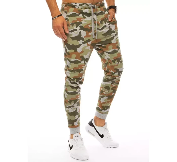 Pánské teplákové kalhoty moro green FashionStreet UX3334 Pánské teplákové kalhoty moro green FashionStreet UX3334