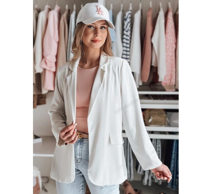 Dámská oversize bunda RESIDAL bílá FashionStreet PY0119