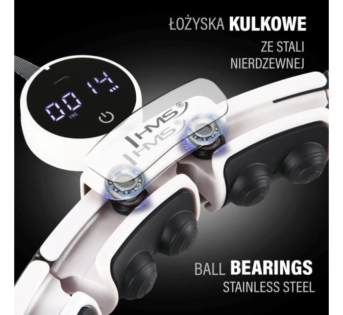 Hula Hop HMS HHM16 s magnetem a závažím bílá + počítadlo Hula Hop HMS HHM16 s magnetem a závažím bílá + počítadlo