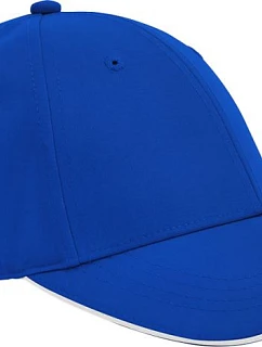 B 6 panelová kšiltovka  53. bright royal/white model 22411695 - Beechfield
