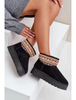 Dámské Sněhule S Vzorem Na Platformě Černé model 21678552 - Boto Dámské Sněhule S Vzorem Na Platformě Černé model 21678552 - Boto
