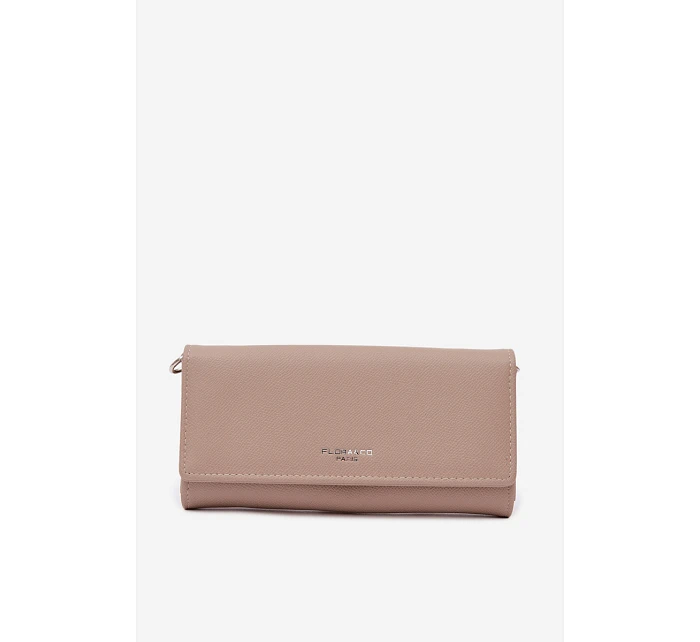 Peněženka Kabelka 2v1 S Páskem Béžová Suzette