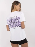 T shirt model 21153758 biały - FPrice