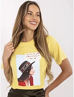 T shirt PM TS model 22087358 żółty - FPrice