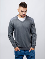Pánský svetr GLANO - šedý