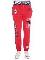 Pánské tepláky WY8619H/GN Červená vzor - Geographical Norway