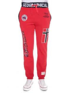 Pánské tepláky WY8619H/GN Červená vzor - Geographical Norway