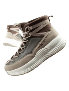 Lee Cooper dámské sportovní boty tenisky módní pohodlné za kotník béžové dámské