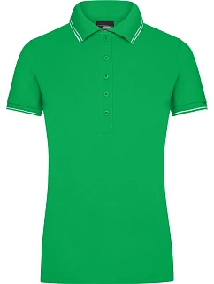 Daiber JN 985 Dámské piqué polo 02.0985 fern green/white