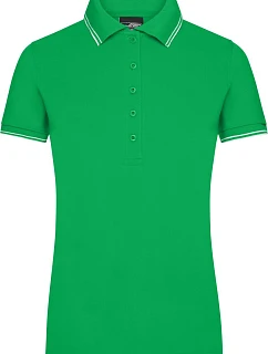 JN Dámské piqué polo 02.0 green/white model 22494680 - Daiber