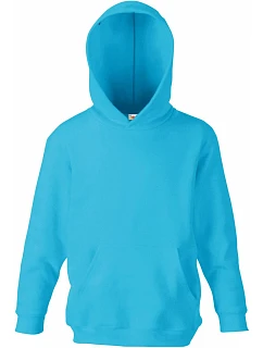 Classic Kids Hooded Sweat Dětská mikina s kapucí model 22534586 azure blue - Fruit of the Loom