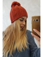 Fleecová čepice Idalia K284 hnědá Fleecová čepice Idalia K284 hnědá