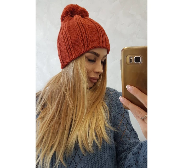 Fleecová čepice Idalia K284 hnědá Fleecová čepice Idalia K284 hnědá