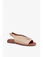 Sandály A8229 béžové - Step in style Sandály A8229 béžové - Step in style