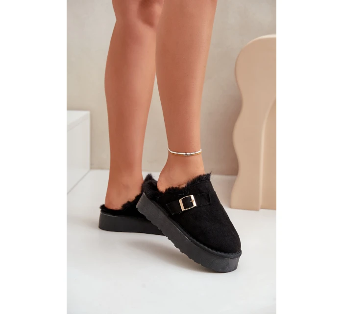 Dámské pantofle FA-185 černé - Step in Style Dámské pantofle FA-185 černé - Step in Style