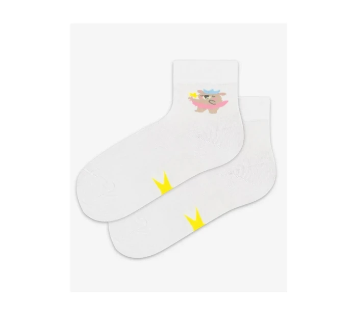 TENKÉ PONOŽKY BARVA 2-6 LET DÍVKY BÍLÁ 21-23 TENKÉ PONOŽKY BARVA 2-6 LET DÍVKY BÍLÁ 21-23