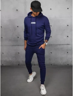 Pánské tmavě modré tepláky Dstreet AX0687