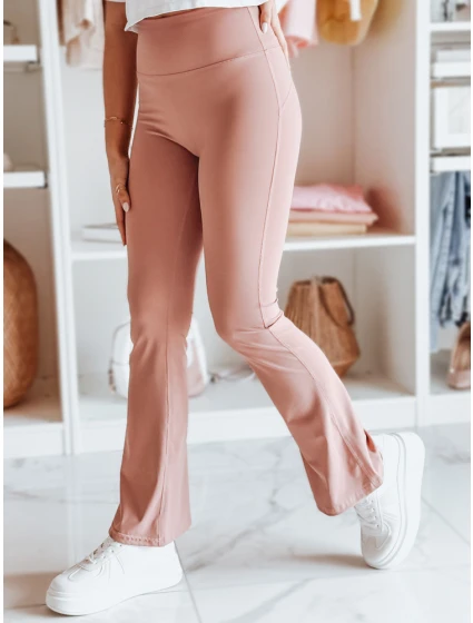 Dámské legíny do zvonu FARAFII růžové FashionStreet UY2616 Dámské legíny do zvonu FARAFII růžové FashionStreet UY2616