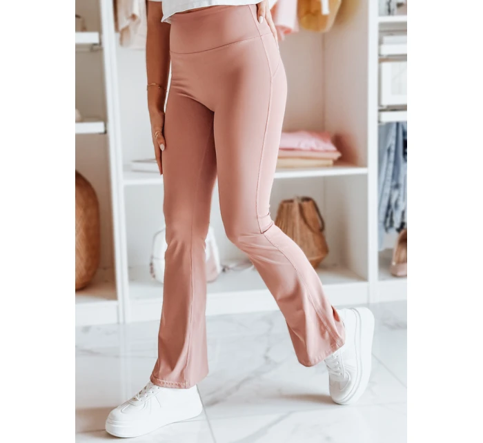 Dámské legíny do zvonu FARAFII růžové FashionStreet UY2616 Dámské legíny do zvonu FARAFII růžové FashionStreet UY2616