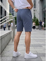 Pánské teplákové kraťasy se šňůrkou, modré, FashionStreet SX2623