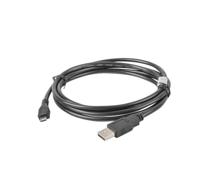 Kabel Lanberg CA-USBM-10CC-0018-BK (USB 2.0 M - Micro USB M; 1,8 m; barva černá)