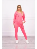 Zirkonová souprava panther set pink neon