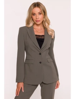 S417 Blejzr s laclem - khaki barva