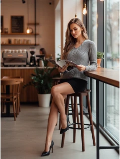 CASVINA dámský svetr světle šedý FashionStreet MY2396