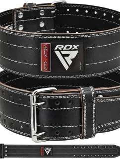 KULTURISTICKÝ KOŽENÝ OPASEK RD1 RDX ČERNÝ S