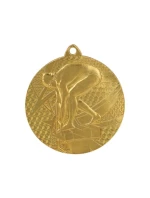 Zlatá medaile - plavání - ocelová medaile