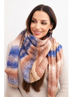 Komin dámský vlněný měkký šátek na fialový model 21865180 - K-Fashion