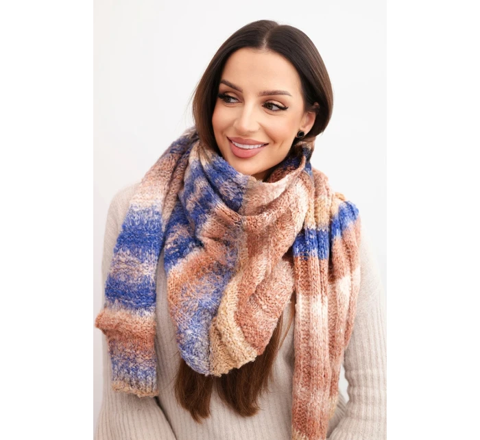 Komin dámský vlněný měkký šátek na fialový model 21865180 - K-Fashion Komin dámský vlněný měkký šátek na fialový model 21865180 - K-Fashion