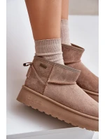 sněhule na platformě Big Star béžové model 21677565 - Big Star Shoes sněhule na platformě Big Star béžové model 21677565 - Big Star Shoes