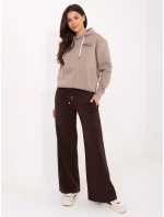 Tepláky RV DR A590.08 tmavě hnědé