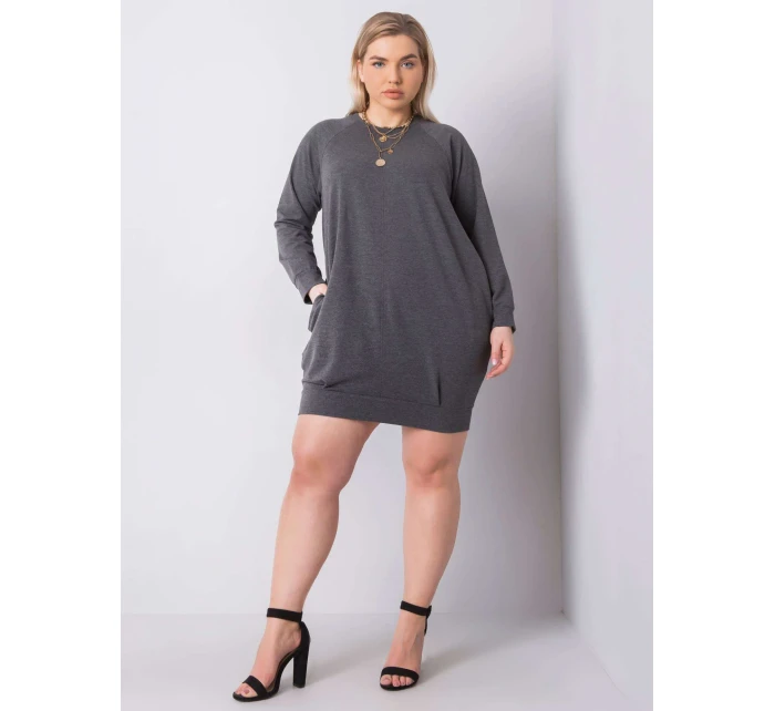 Šaty RV SK 6296.99 tmavě šedá