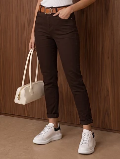 Jeansy damskie mom fit z paskiem  model 22383549 - FashionStreet