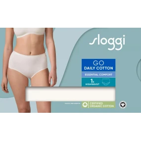 sloggi GO Daily Cotton Highwaist - WHITE - SLOGGI WHITE - SLOGGI
