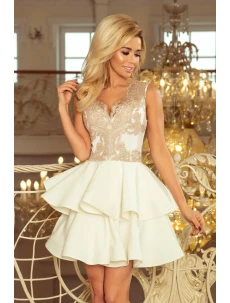 Dámské šaty s krajkovým dekoltem model 5963836