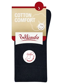 Dámské bavlněné ponožky s pohodlným lemem COTTON COMFORT SOCKS - BELLINDA - černá