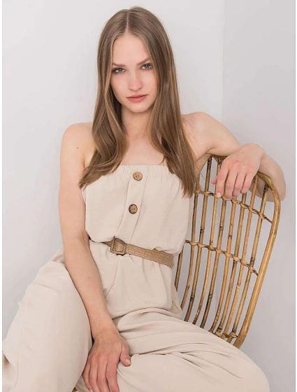 Kombinéza KO světle béžová model 15268548 - FPrice Kombinéza KO světle béžová model 15268548 - FPrice