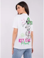 T shirt model 21821326 biały - FPrice