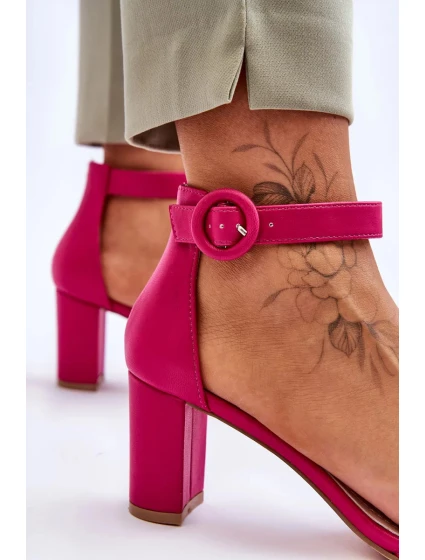 Dámské Sandály Na Podpatku Fuchsie Lexi Dámské Sandály Na Podpatku Fuchsie Lexi
