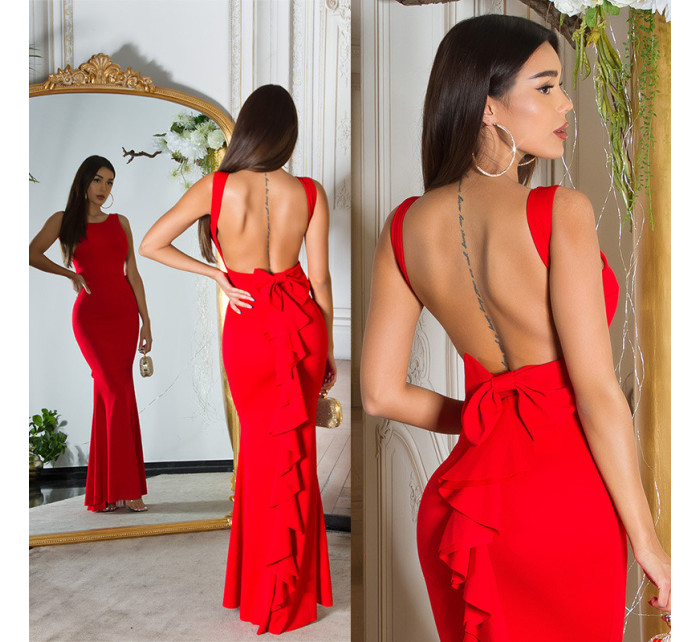 Sexy šaty Koucla na červený koberec s WOW zády