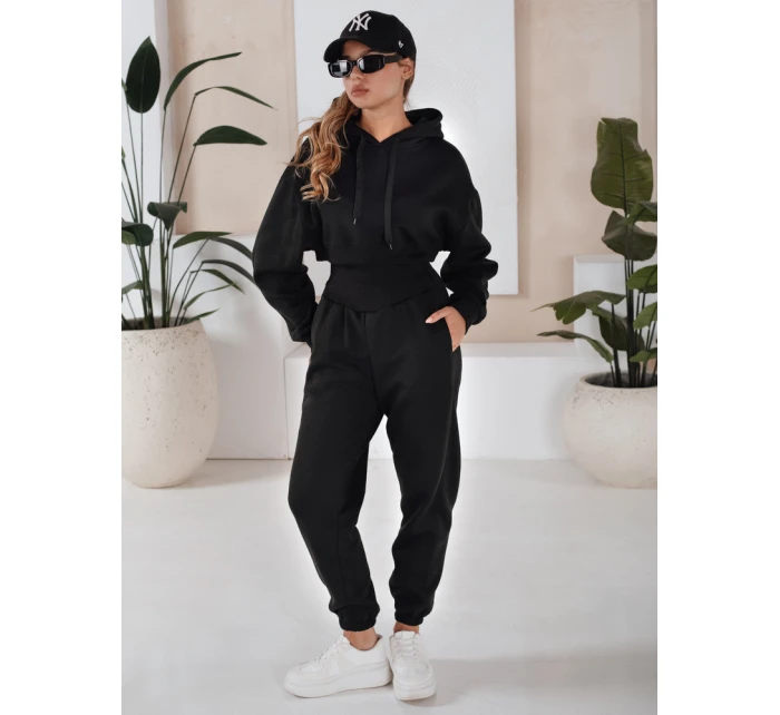 Dámská tepláková souprava SERINE černá FashionStreet AY0643